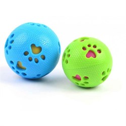 Игрушка для собак Мяч-лапки из термопластичной резины 7 см