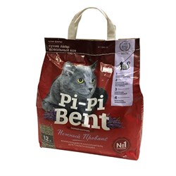 Наполнитель для кошачьего лотка Pi-Pi-Bent Нежный прованс, 5 кг - фото 13163