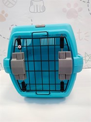 Переноска для собак и кошек с замком  48*32*29,5 см пластик - фото 14441