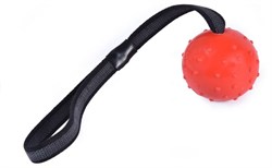 Игрушка для собак Мяч 6см с прорезиненной нескользящей ручкой 30 см - фото 16316