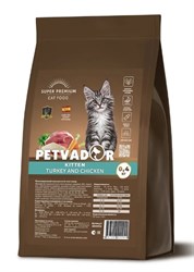 Сухой корм для котят PETVADOR для котят и беременных, лактирующих кошек 400г - фото 16751