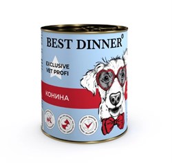 Влажный корм для собак BEST DINNER Exclusive Vet Profi Gastro Intestinal Конина 340г - фото 17122