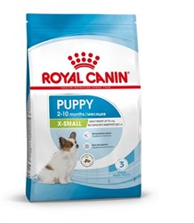 Сухой корм для собак ROYAL CANIN X-Small Puppy для щенков миниатюрных пород 500г - фото 17581