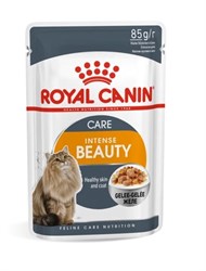 Влажный корм для кошек ROYAL CANIN Intense Beauty для красоты шерсти и здоровья кожи в желе 85г - фото 17854