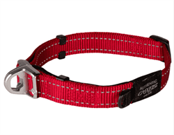 Ошейник для собак с системой безопасности Rogz SAFETY COLLAR 16мм*24-39см, красный - фото 9966