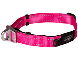 Ошейник для собак с системой безопасности Rogz SAFETY COLLAR 25мм*42-66см, розовый - фото 9974