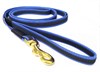 Поводок для собак прорезиненный 20мм*1,5м синий карабин бронза
