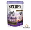 Влажный корм для кошек Secret life force Стерилизованных Кусочки в соусе с Кроликом 85 г