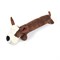 Игрушка для собак Собака с пищалкой, 35 см коричневый плюш - фото 14760