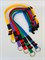 Ошейник для собак нейлоновый 20мм*40-55см пластиковый фастекс с фиксацией(цвет в ассортименте) - фото 14815