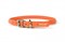 Ошейник для собак WAUDOG GLAMOUR круглый для длинношерстных, 10мм*33-41см оранжевый - фото 6058