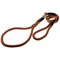 Ринговка для собак с кольцом круглая,красно-коричневый V.I.Pet - фото 7207